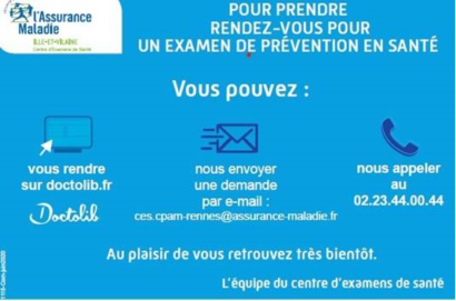 Cpam Rennes Le Centre d’Examens de Santé de la CPAM de Rennes – Saint-Médard-sur-Ille